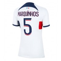 Paris Saint-Germain Marquinhos #5 Vonkajší Ženy futbalový dres 2023-24 Krátky Rukáv
